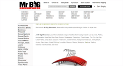 Desktop Screenshot of mrbigmenswear.com.au